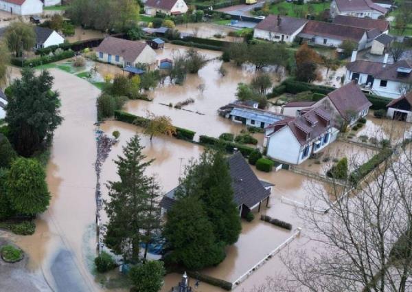 Heavy rains flood homes and crops in northern France