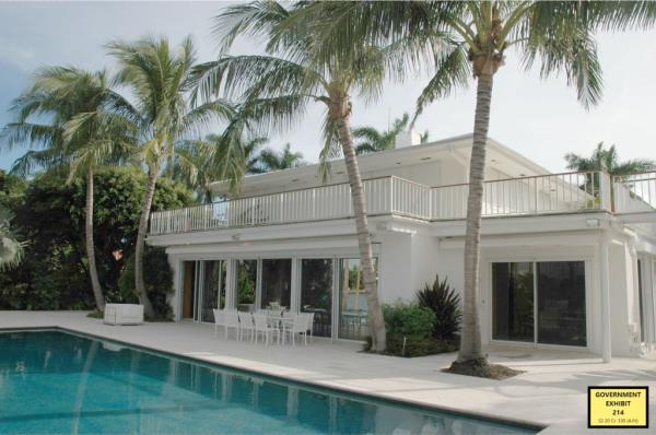 Jeffrey Epstein's demolished Palm Beach mansion.