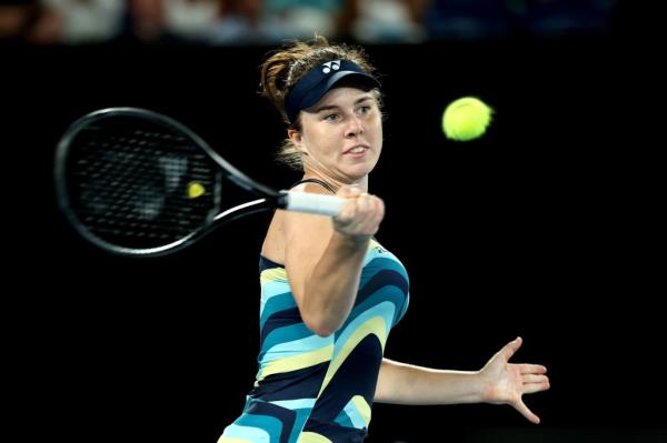 The 19-year-old Noskova is playing in the main draw of the Australian Open for the first time.