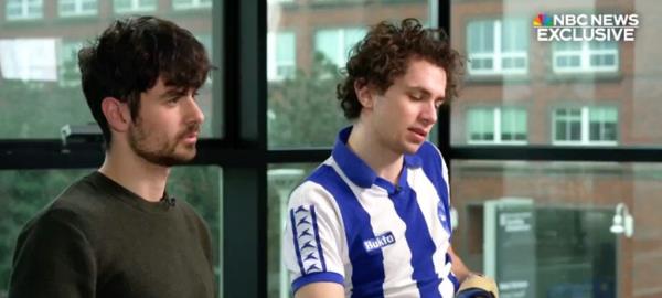 Hisham Awartani (right) and Kinnan Abdalhamid spoke to NBC a<em></em>bout the Nov. 25 shooting.