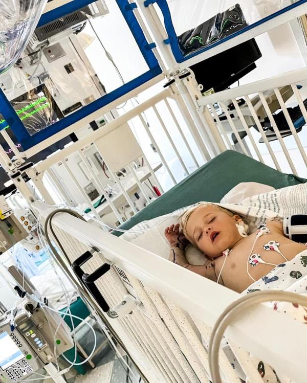 He spent several days in intensive care recovering. 