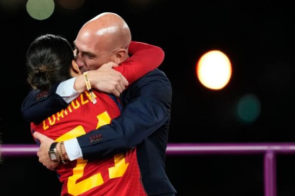 The co<em></em>nduct of Luis Rubiales has been called out following Spain's victory in last Sunday's Women's World Cup final (