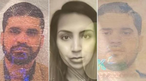 Urfan Sharif, 41, Beinash Batool, 29, and Faisal Shahzad Malik, 28