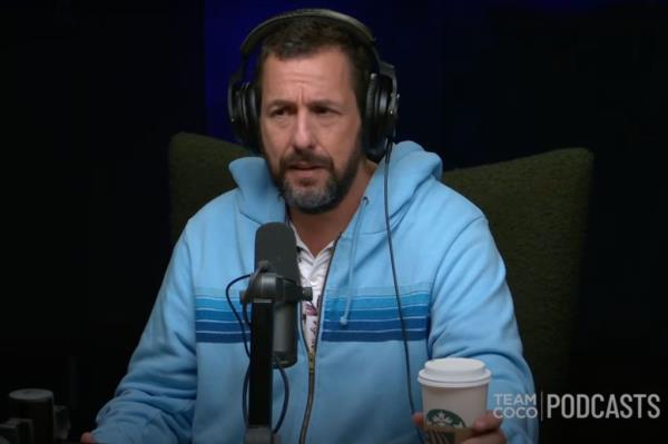 Adam Sandler admitted he gets nervous around Taylor Swift because of how famous she is during a recent interview with Co<em></em>nan O'Brien.