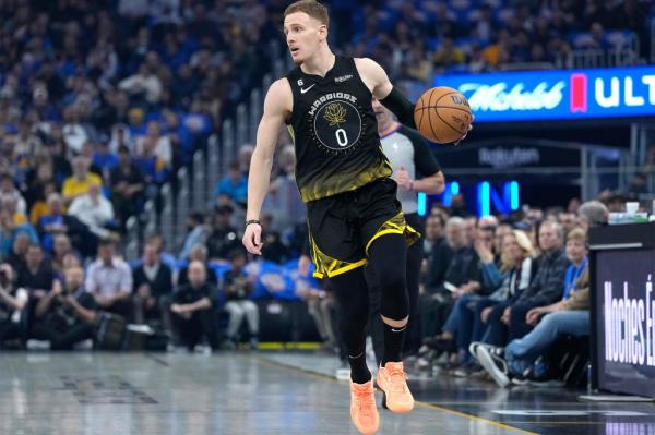 Do<em></em>nte DiVincenzo, pictured last season with the Warriors, signed with the Knicks during the offseason.
