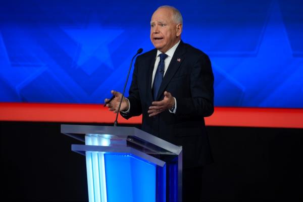 Tim Walz at debate