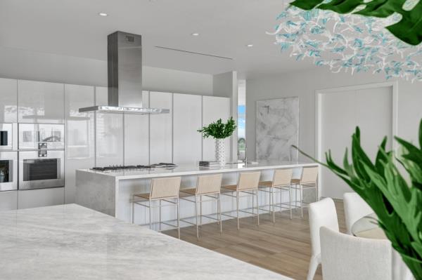 Interior of the kitchen area. 