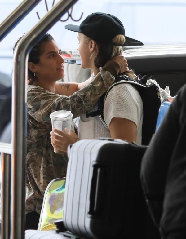 The Dance Moms figure shared a steamy pash with So You Think You Can Dance season 18 co<em></em>ntestant Madison Rouge Alvarado, 21, at Los Angeles Internatio<em></em>nal Airport last week.
