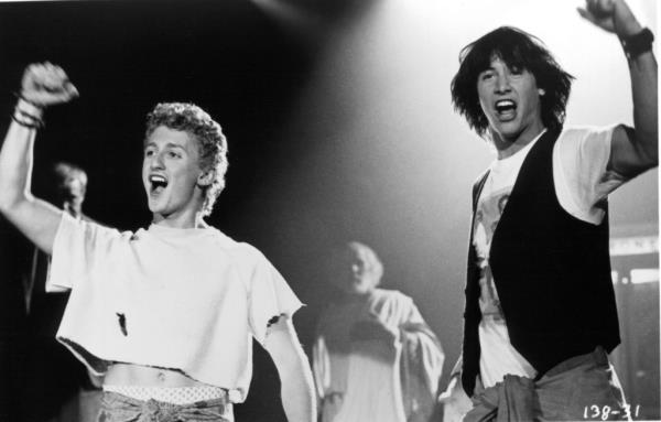 Alex Winter and Keanu Reeves in
