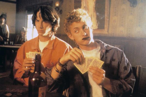 Alex Winter and Keanu Reeves in
