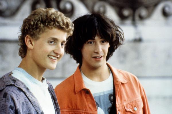 Alex Winter as Bill and Keanu Reeves as Ted.