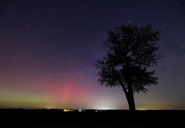 A solar storm in April caused the Northern Lights to be visible in several US states including Illinois.