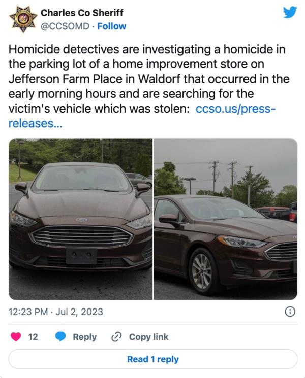 Brown mowed Gloristine Pinkney, 73, down with the forklift after striking her car, wher<em></em>e she had been sleeping.