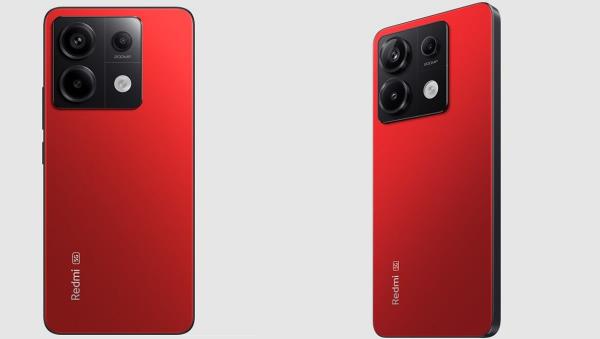 Redmi Note 13 Pro in crimson red colour.