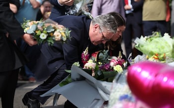 Sir Keir Starmer visited the area, wher<em></em>e he laid a floral tribute