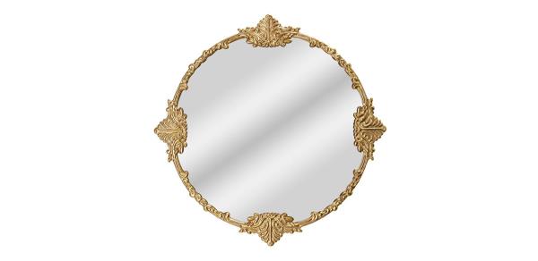 Beautiful Round Ornate Gold f<em></em>rame Mirror1-Beautiful Round Ornate Gold f<em></em>rame Mirror