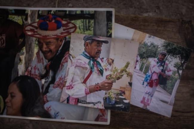 Three photographs of Margarito Díaz