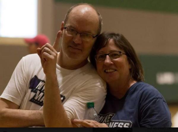 Mike and Catherine Oliver at Mike Madness 2018