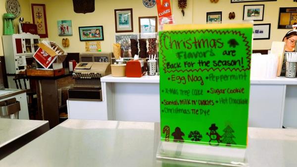Cammie's Old Dutch Ice Cream Shoppe is at the intersection of Florida Street and Old Shell Road in Mobile.