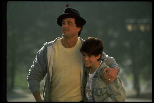 Sylvester and Sage Stallone starred in Rocky V together. Credits: John Bryson/Getty Images