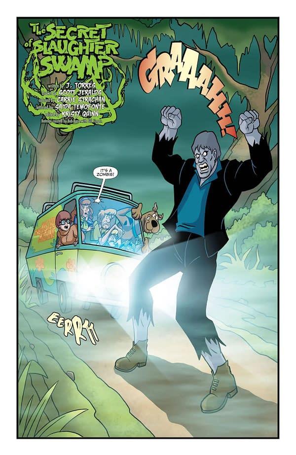 Interior preview page from Batman and Scooby-Doo Mysteries #2