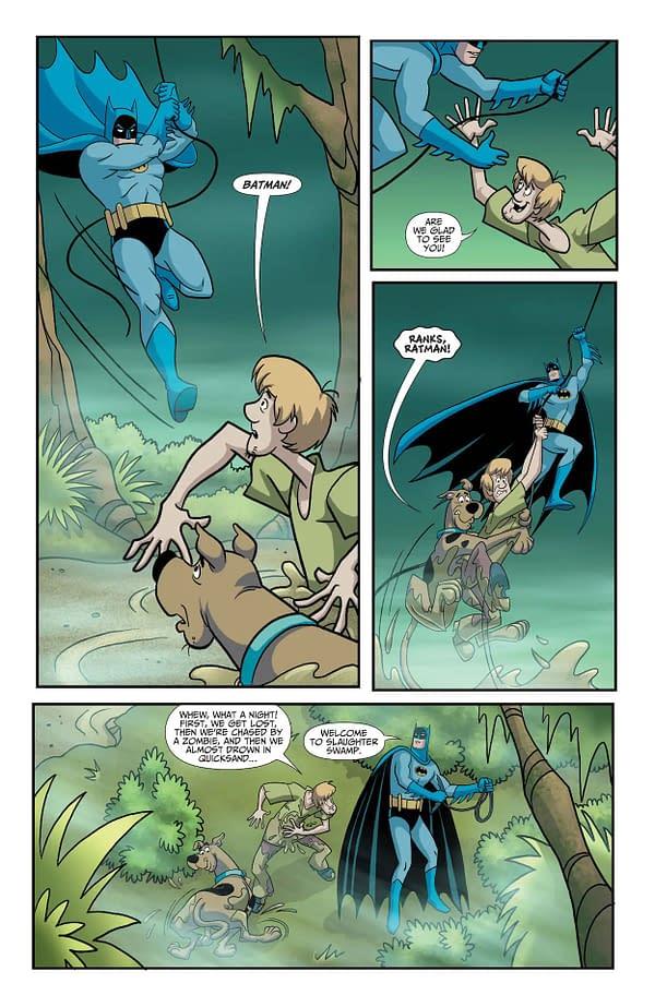 Interior preview page from Batman and Scooby-Doo Mysteries #2