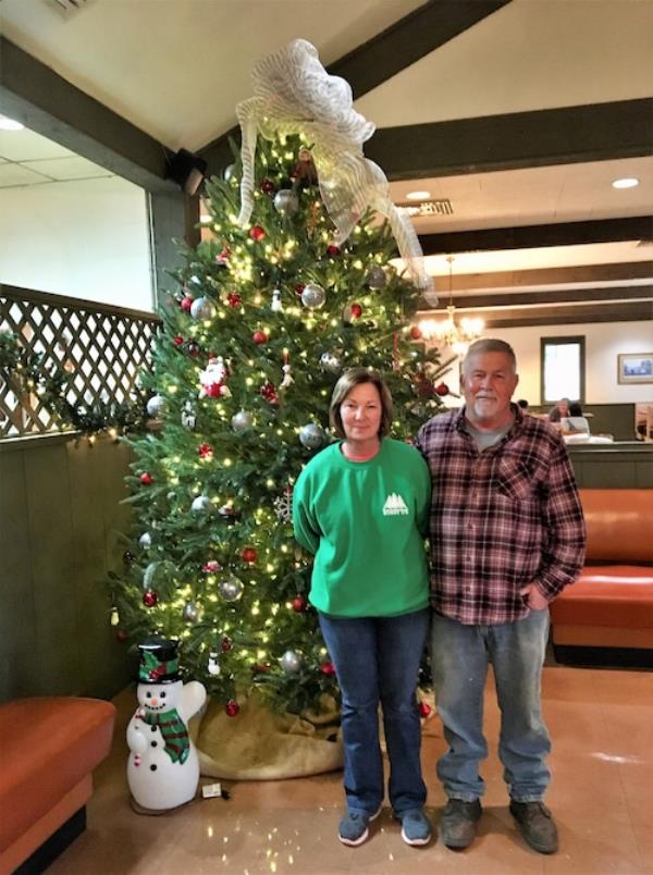 Christmas tree grower Bob Daniels