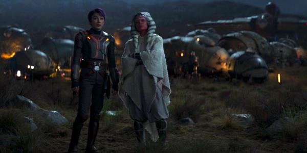 Ahsoka and Sabine look off into the galaxy in the Ahsoka finale.