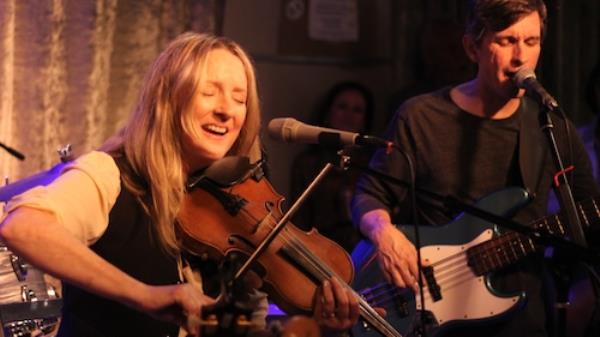The group's performance at The Book Cellar in Fairhope on March 7, 2024, was its first since Thomas was injured in a wreck in August 2023.