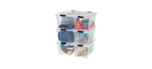 Iris USA 53-quart Plastic Storage Co<em></em>ntainer Bin