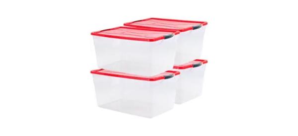 Rubbermaid Cleverstore Holiday Storage Containers