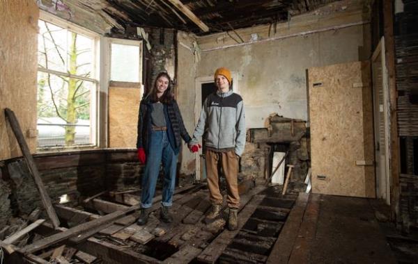 Cal and Claire appeared on BBC One Scotland show Accidental Renovators