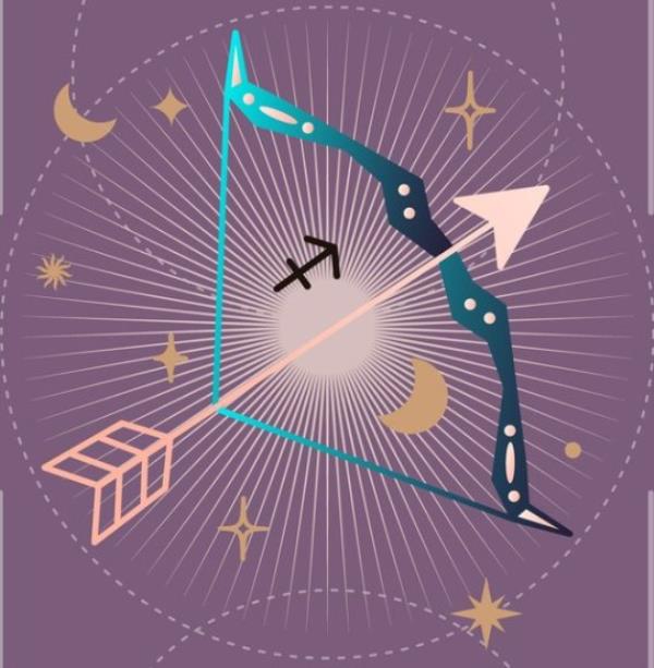 Libra, Scorpio, and Sagittarius zodiac symbols are hand drawing styles surrounded by moon and stars on a purple background, Fit for paranormal, tarot readers, and astrologers