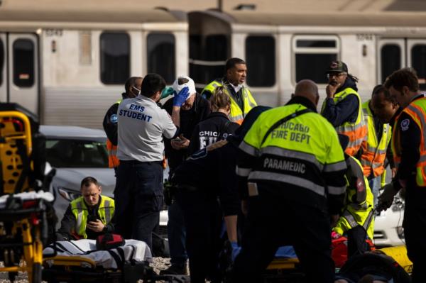 At least 19 people were injured in the collision and three of them are co<em></em>nsidered seriously injured, according to a fire official.