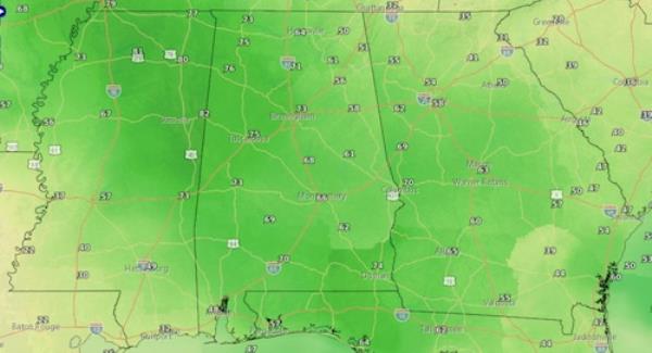 Sunday rain chances