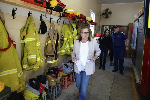 Premier Jacinta Allan made the announcement while touring fire-affected communities on Thursday. 